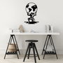 Wallity Atlas - 461 Escultura de Pared de Metal Negra